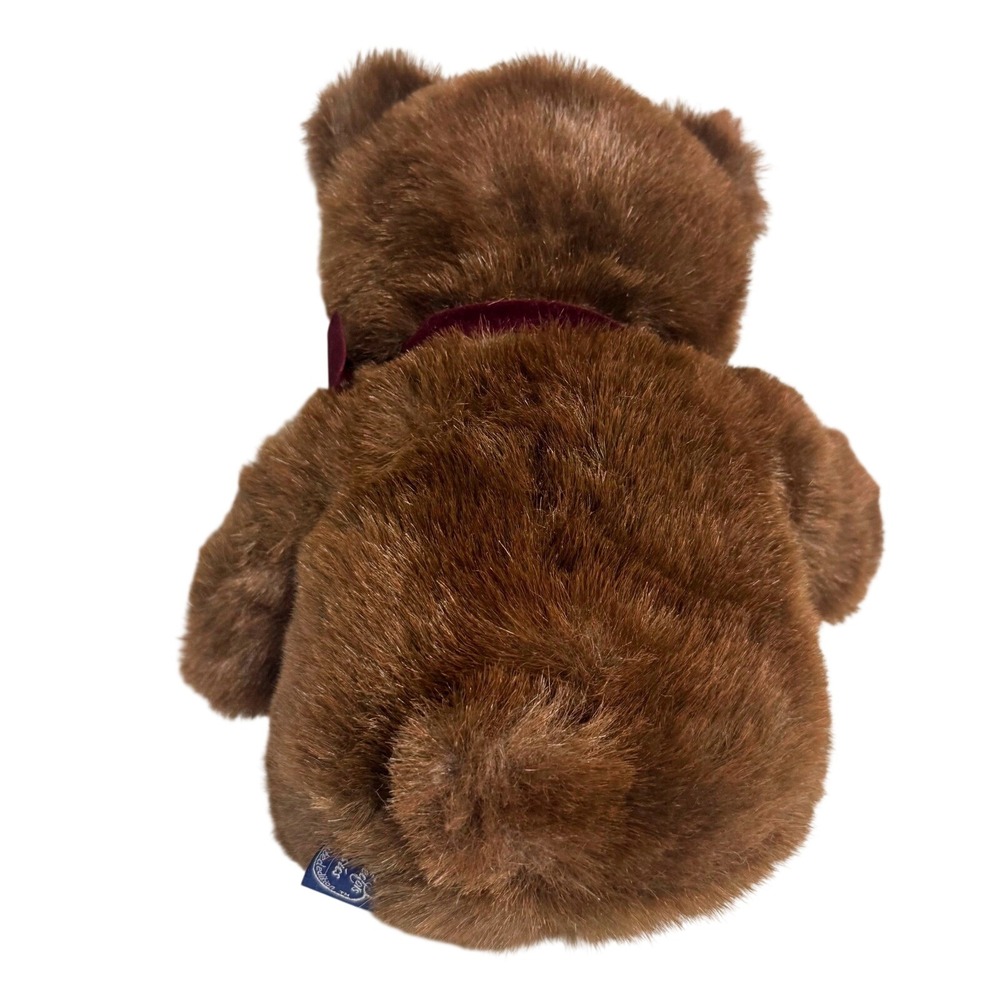 GUND 1983 Collectors‎ Classics Limited Edition Brown Teddy Bear Plush Bow Tag - Picture 5 of 6